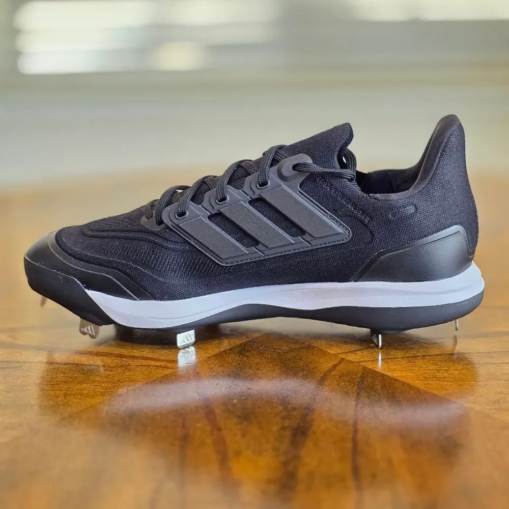 Adidas UltraBoost Light Baseball Cleats Black White NBY ID8610 Men’s 12.5 New LE